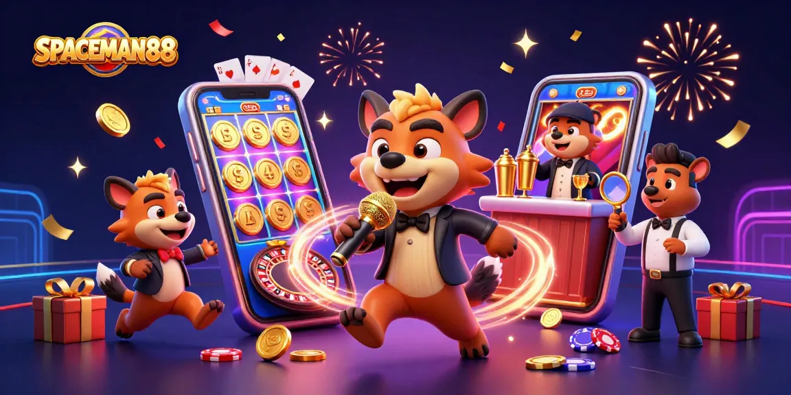 SPACEMAN88 brings excitement with hyenas in a comedy casino club, mixing drinks, and checking IDs.
