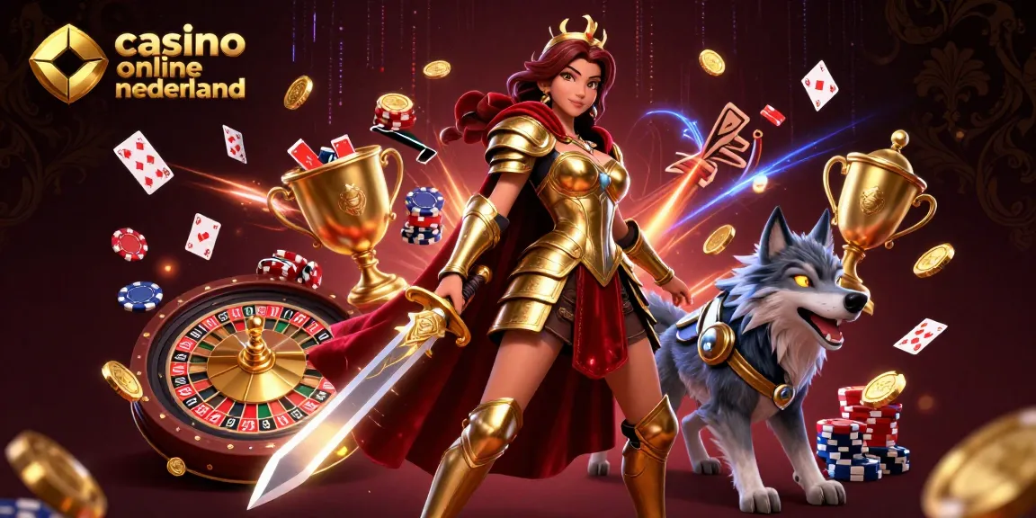 Experience the excitement of casino online nederland with this vibrant 3D illustration showcasing thrilling gaming action.
