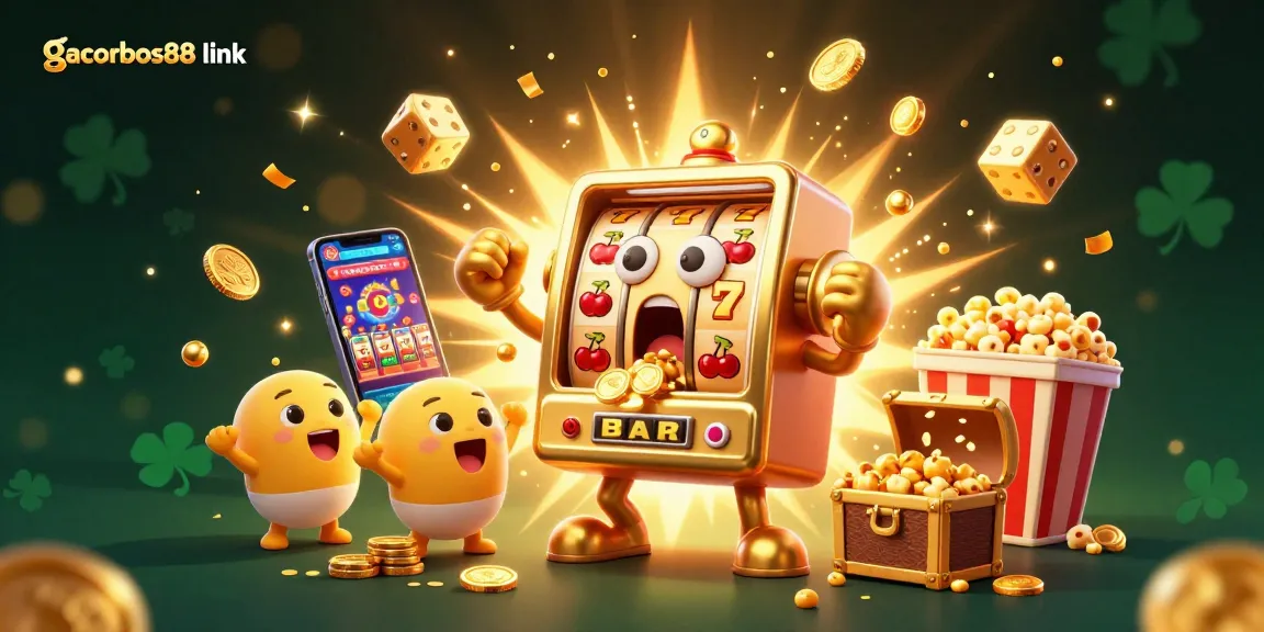 Experience excitement with gacorbos88 link at the jackpot explosion filled with gold and engaging illustrations.