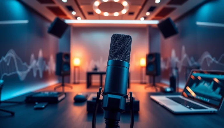 MV 88 microphone showcased in a modern studio setting for audio excellence.