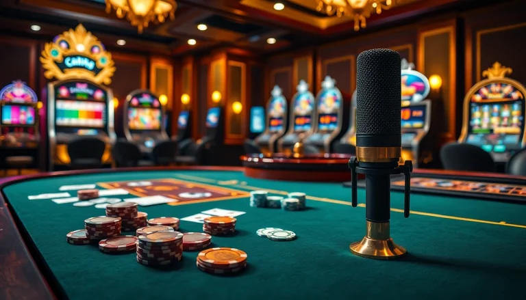Record thrilling casino moments with the MV 88 microphone at an opulent poker table.
