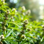 Illustration of CBD plants showcasing their vibrant features in a natural setting.