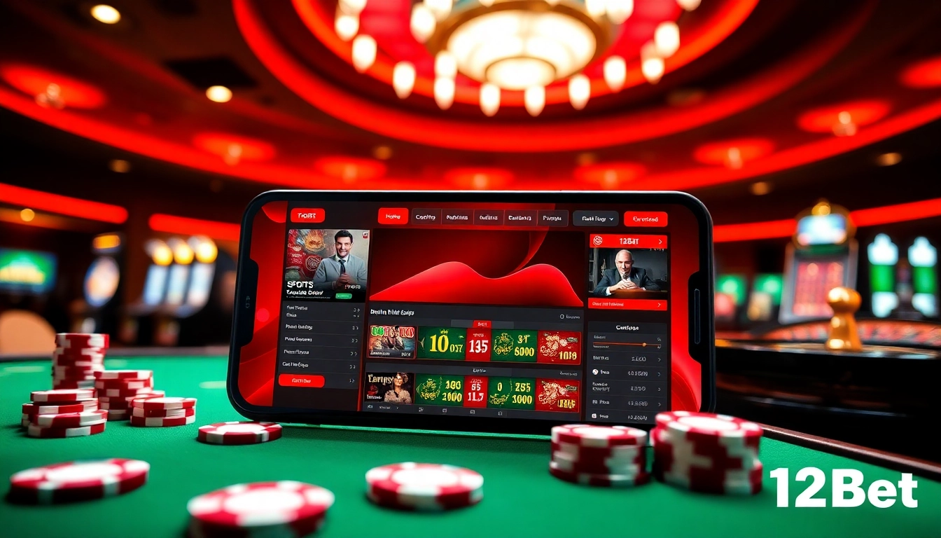 Experience the thrill of betting with the latest ink vao 12bet mobile interface and vibrant casino elements.