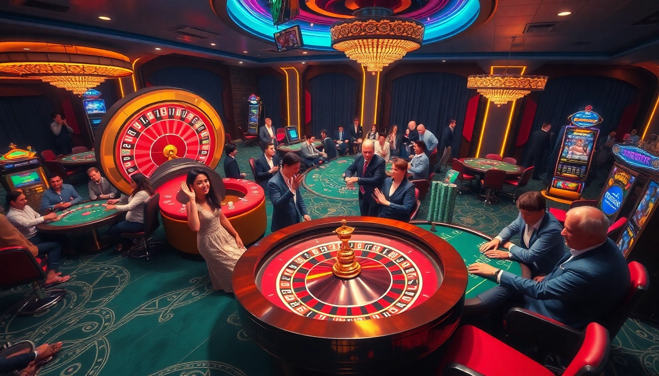 Experience the thrill and luxury of gambling at https://rr88.navy/ with a vibrant casino scene featuring roulette, poker, and slots.