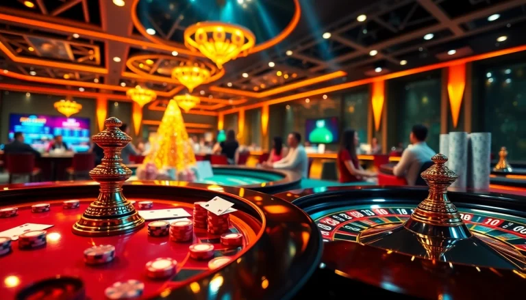 Enjoying intense gameplay at nhà cái sa88 with vibrant casino tables and engaging online gambling atmosphere.