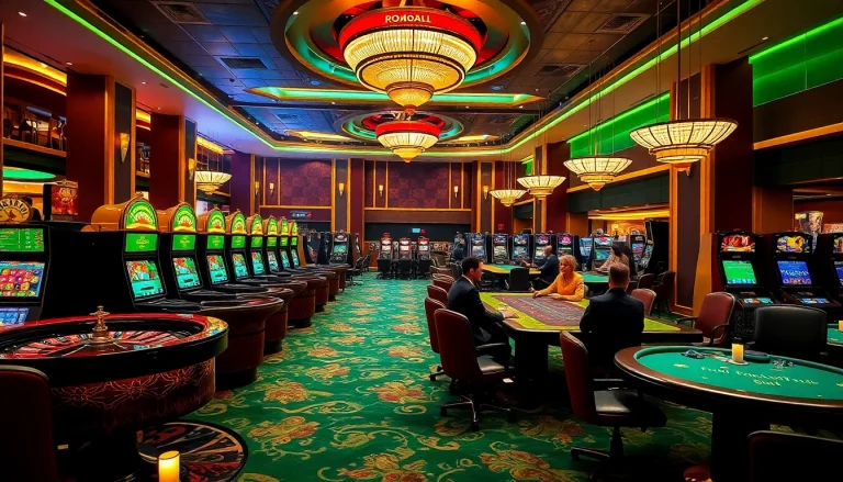 Experience the excitement of casino gaming at https://ok88.tech/ with vibrant tables and dealers.