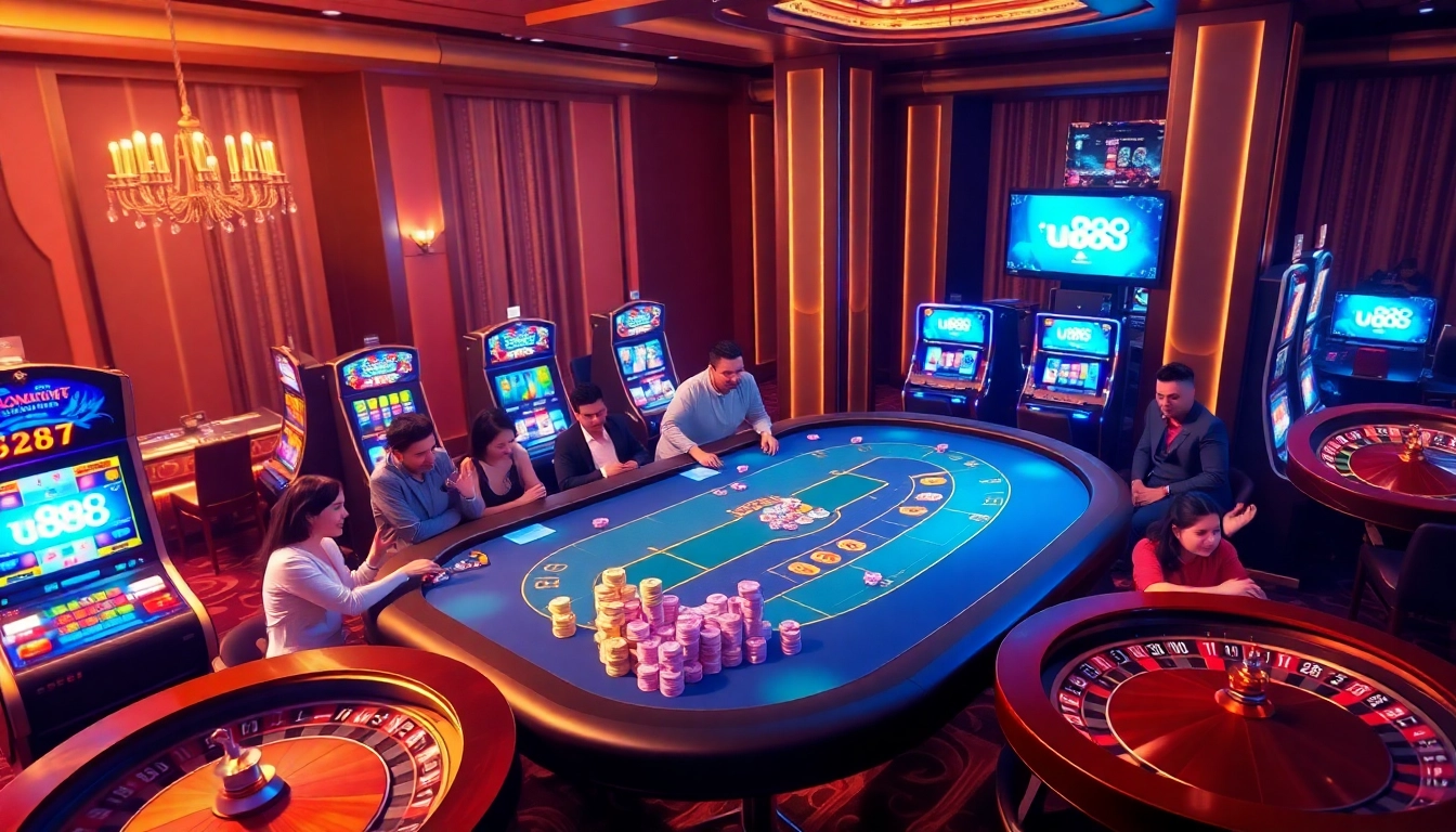 Experience thrill and excitement with u888 by playing vibrant casino games online.