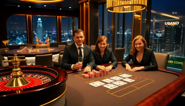 Experience thrilling gameplay at UU88 COM's high-stakes poker table with gleaming chips and elegant cards.