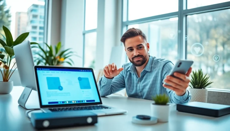 在现代工作空间体验 QuickQ官网带来的无缝在线安全。