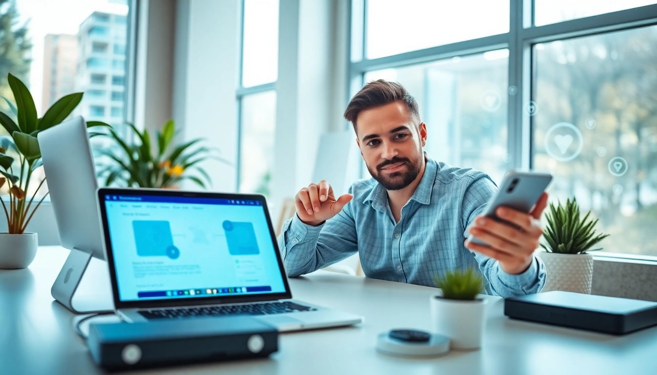 在现代工作空间体验 QuickQ官网带来的无缝在线安全。